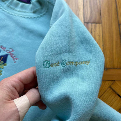 1990s Best Company Sweatshirt Blue L