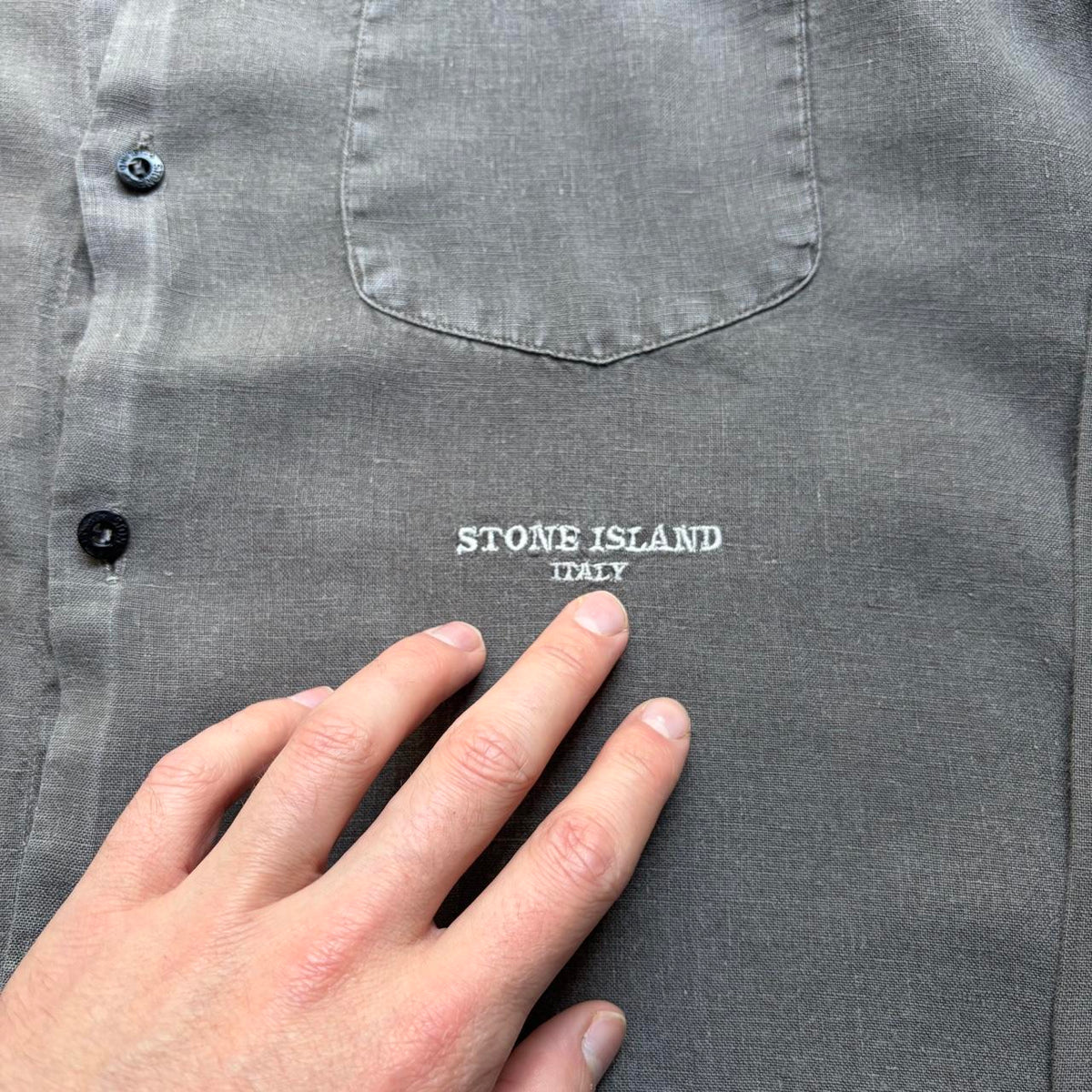 S/S 2006 Stone Island Linen Shirt M