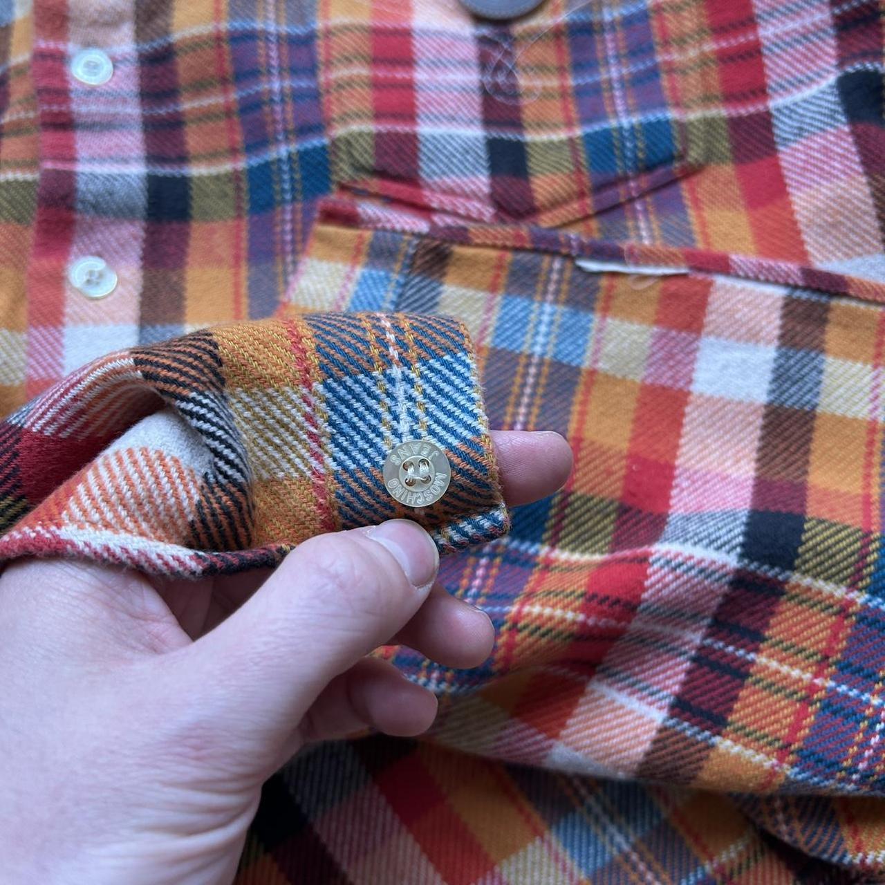1990s Moschino Checked Flannel Shirt L