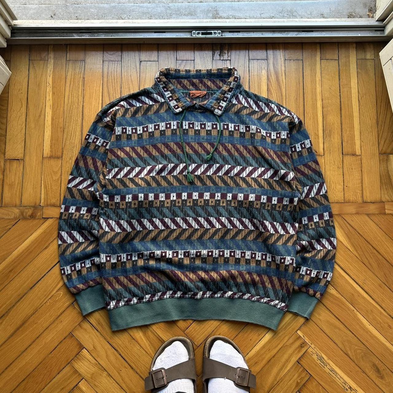 1990s Missoni Pattern Sweatshirt M