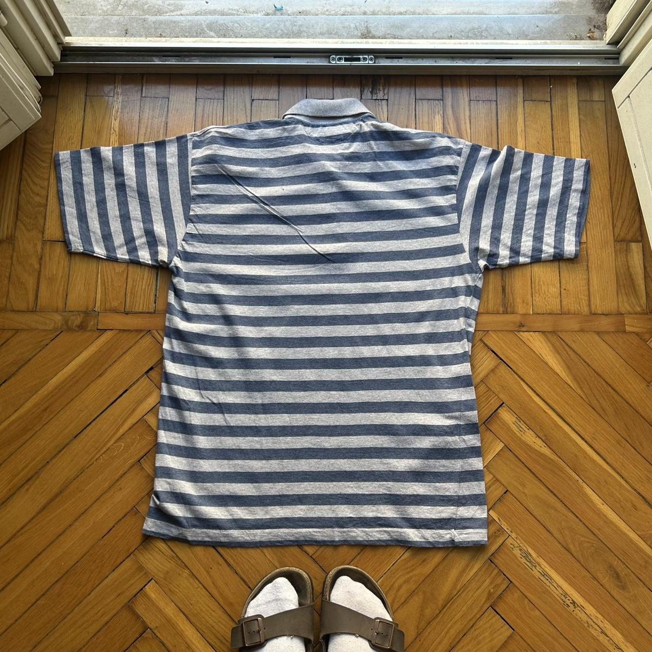 1990s CP Company Striped Polo Shirt M