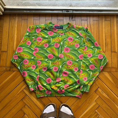 1990s Best Company Floral Sweatshirt S