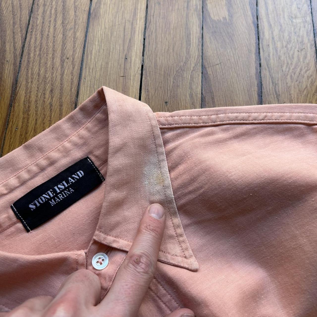 1980s Stone Island Marina Shirt Orange L