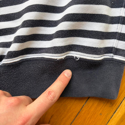 1990s Best Company Striped Sweatshirt M
