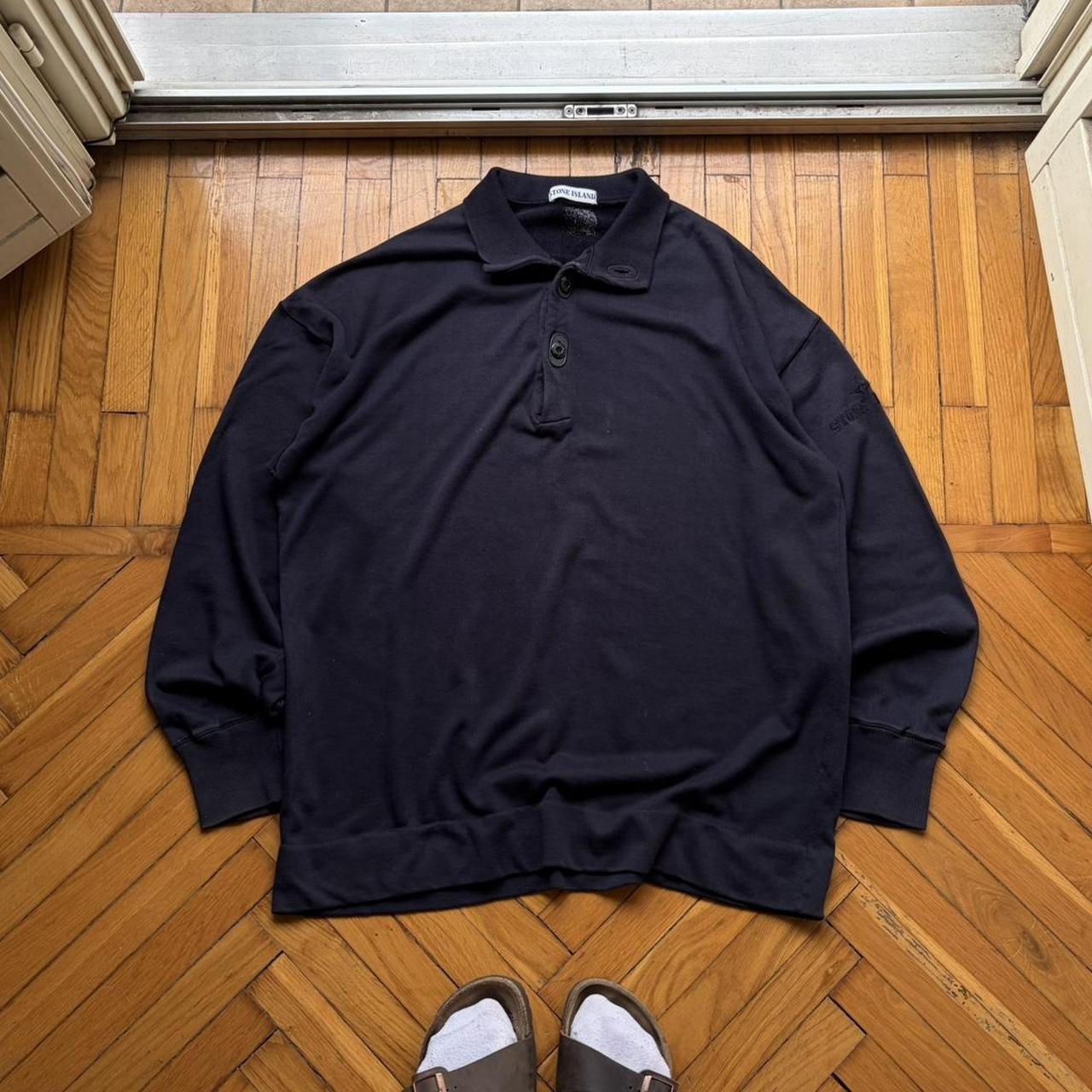 1980s Stone Island Sweatshirt Navy L