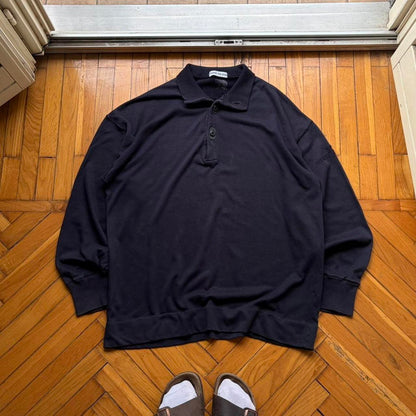 1980s Stone Island Sweatshirt Navy L