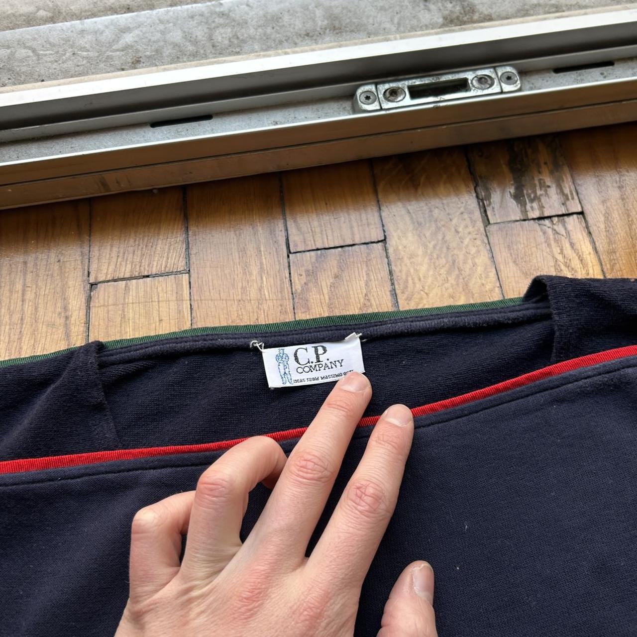 1980s CP Company LS T Shirt Navy S