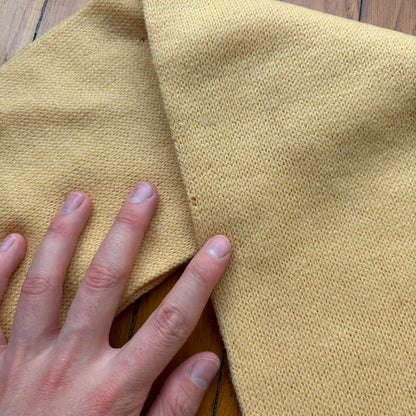1980s Cerruti 1881 Knitted Scarf Yellow OS
