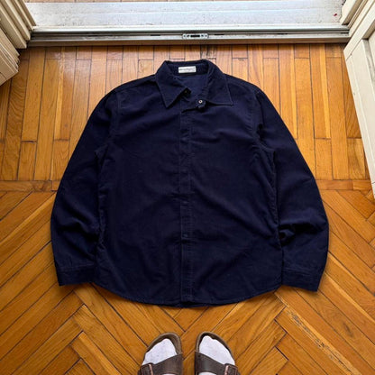 2000s Emporio Armani Corduroy Shirt Navy M