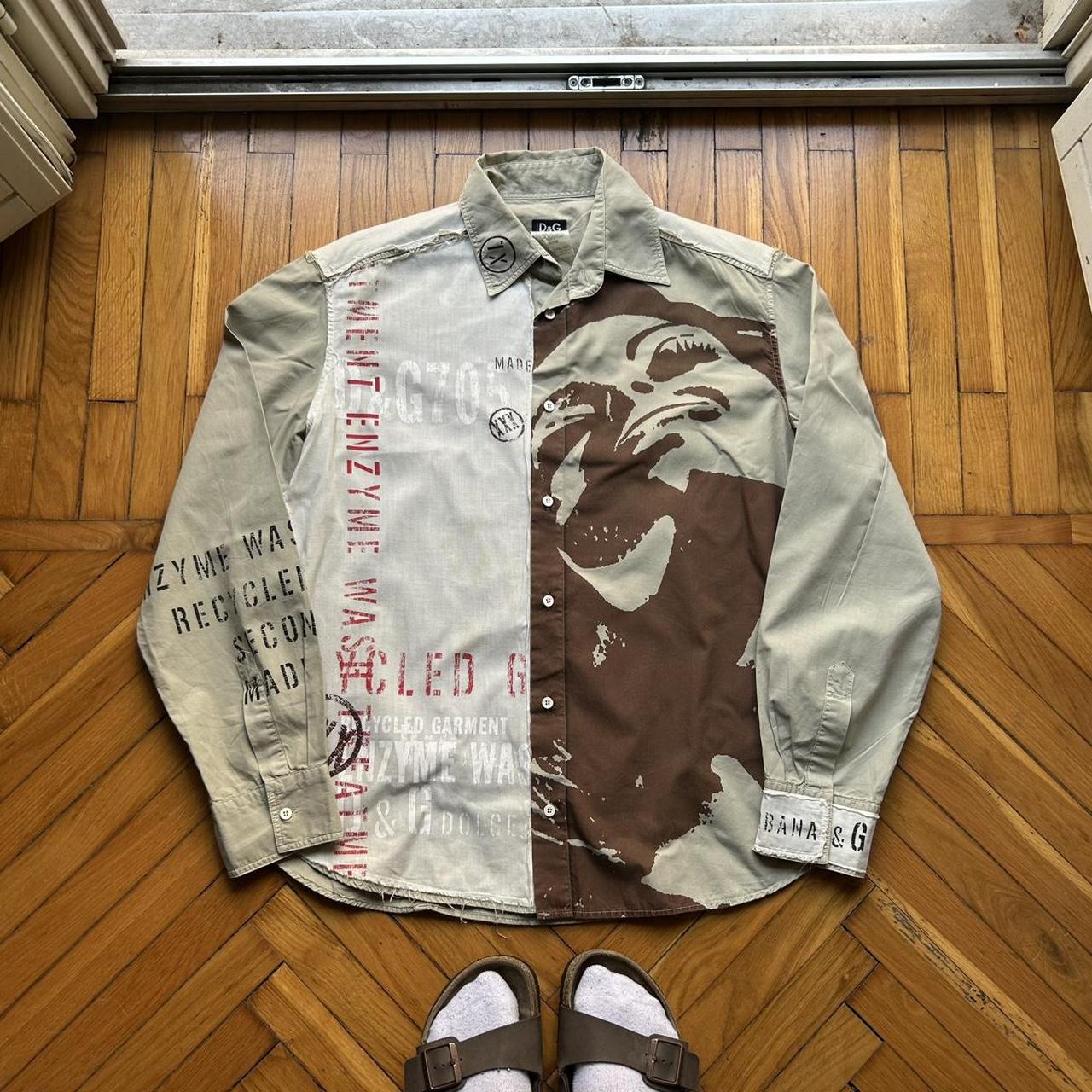 1990s Dolce & Gabbana Print Shirt M