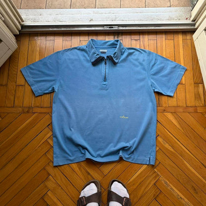 S/S 2005 Stone Island Polo Shirt Blue L