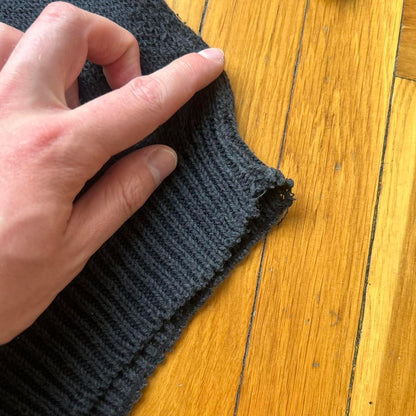 1980s CP Company Knitted Jumper Black L