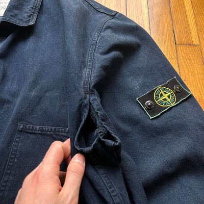 1987 Stone Island Script Carpenter Jacket Navy XL