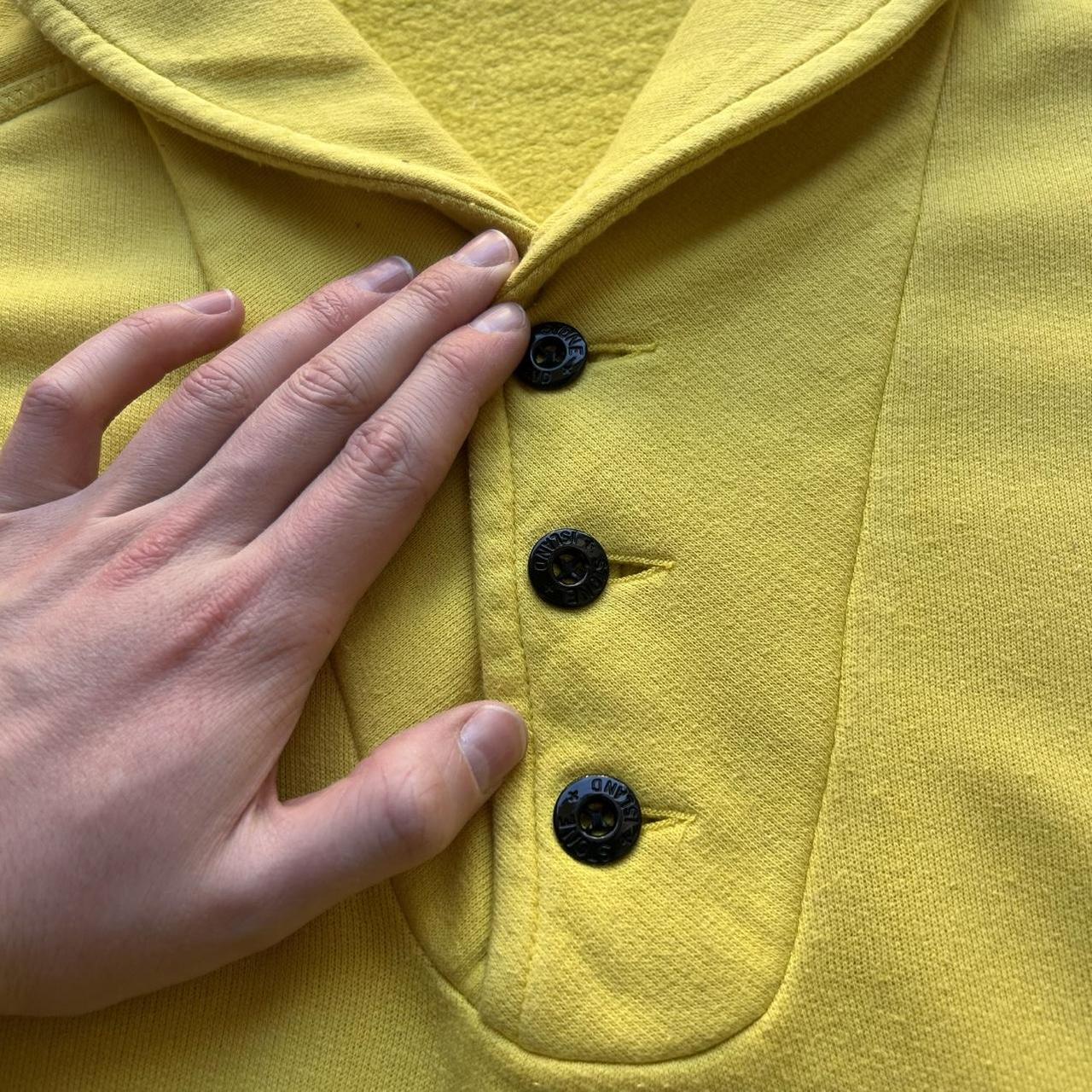 1980s Stone Island Sweatshirt Yellow M