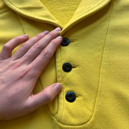 1980s Stone Island Sweatshirt Yellow M