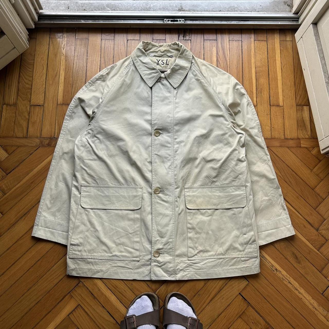 1990s Yves Saint Laurent Jacket Cream XL