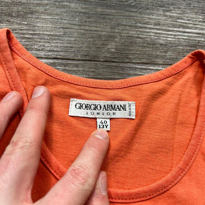 1980s Armani Vest Orange XS