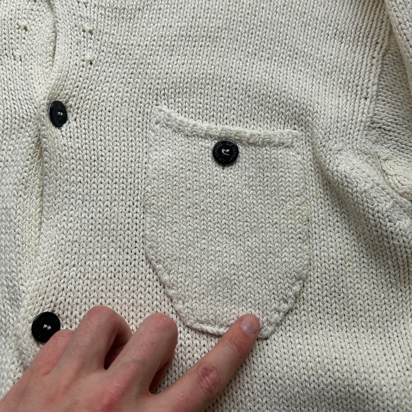 S/S 1999 CP Company Knitted Cardigan M
