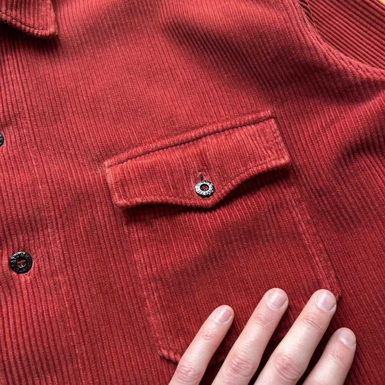 1991 Stone Island Jumbo Cord Shirt XL