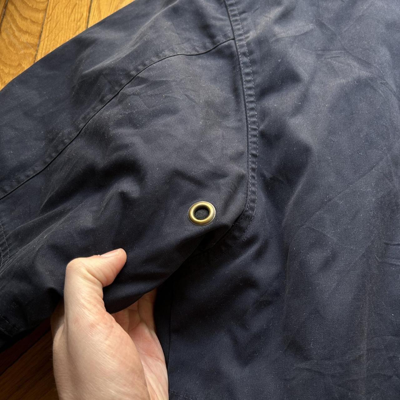 1980s Giorgio Armani Coat Navy XXL