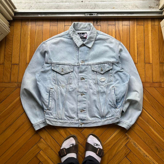 1990s Schott Denim Jacket Blue L