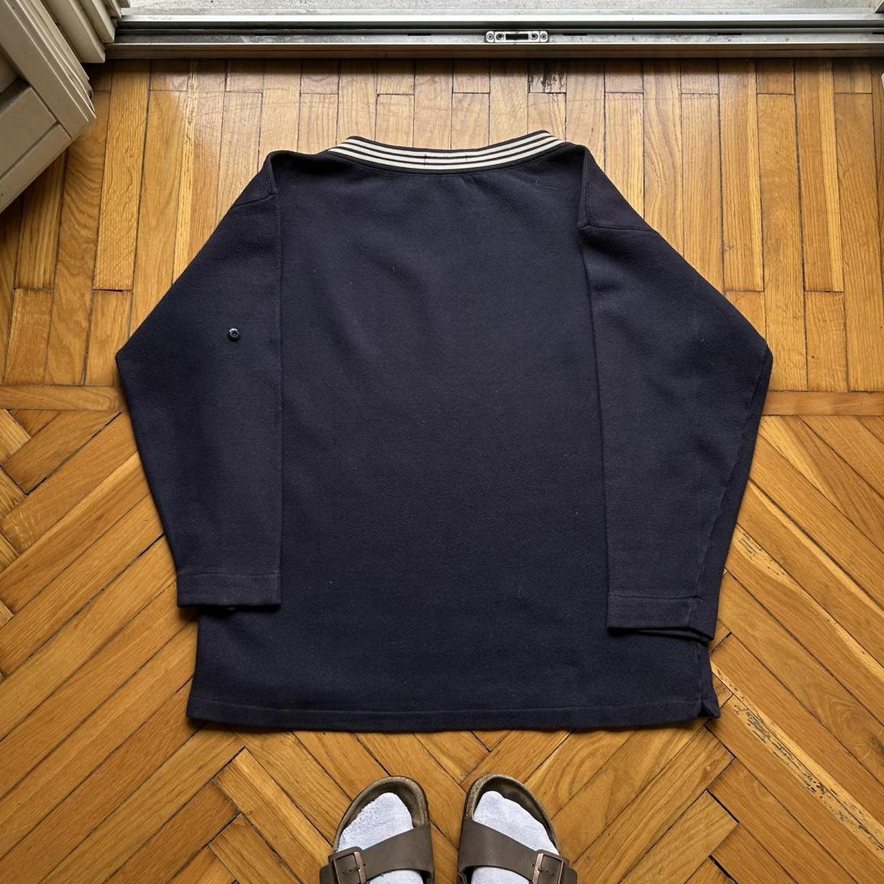 1980s Stone Island Sweatshirt Navy L (NO BADGE)