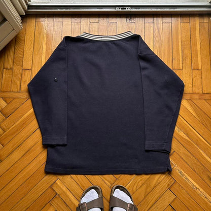 1980s Stone Island Sweatshirt Navy L (NO BADGE)