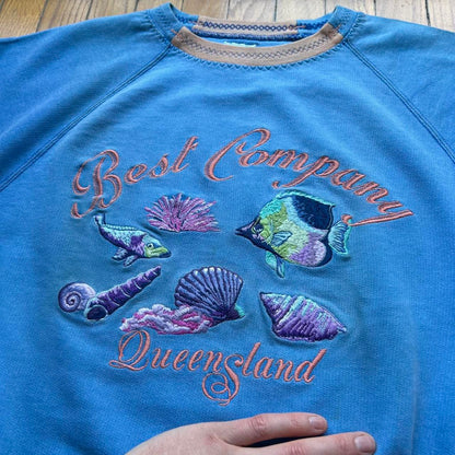 1990s Best Company Sweatshirt Blue S