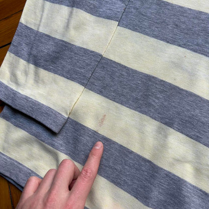 1980s Emporio Armani LS Striped T Shirt M