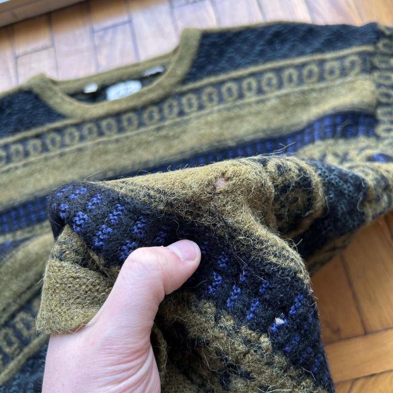 1980s CP Company Knitted Jumper DAMAGED XS
