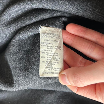 1993 CP Company Wool Coat Green XL