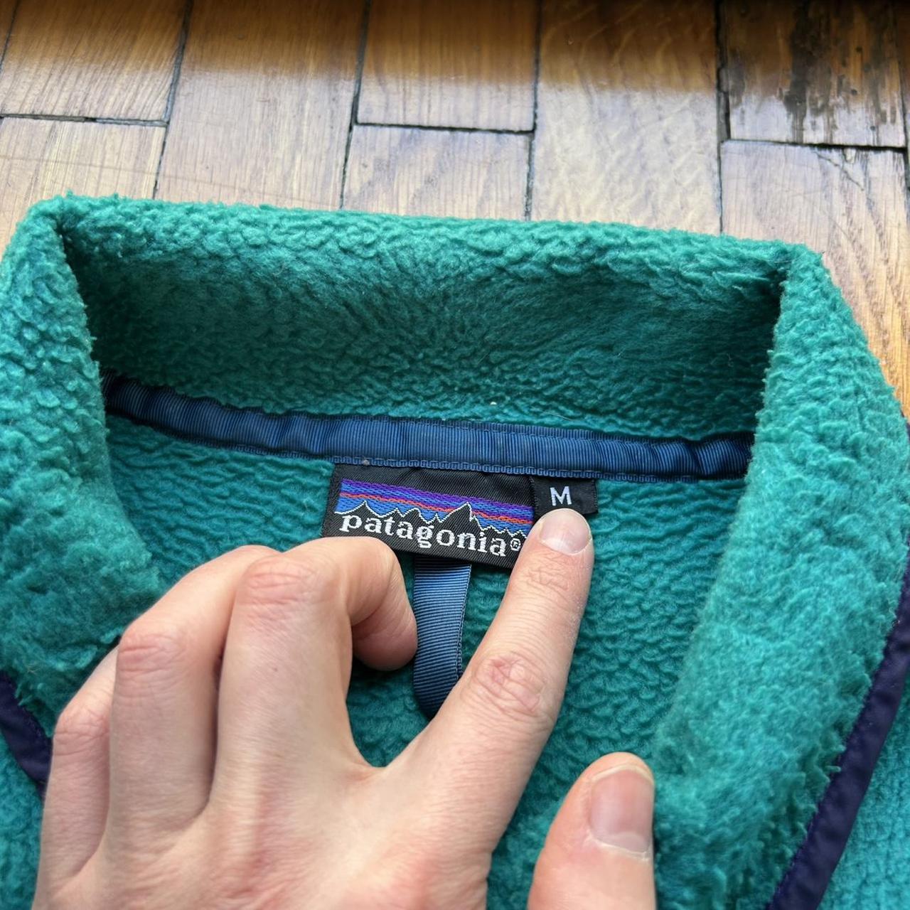 1990s Patagonia Fleece Sweatshirt Green M