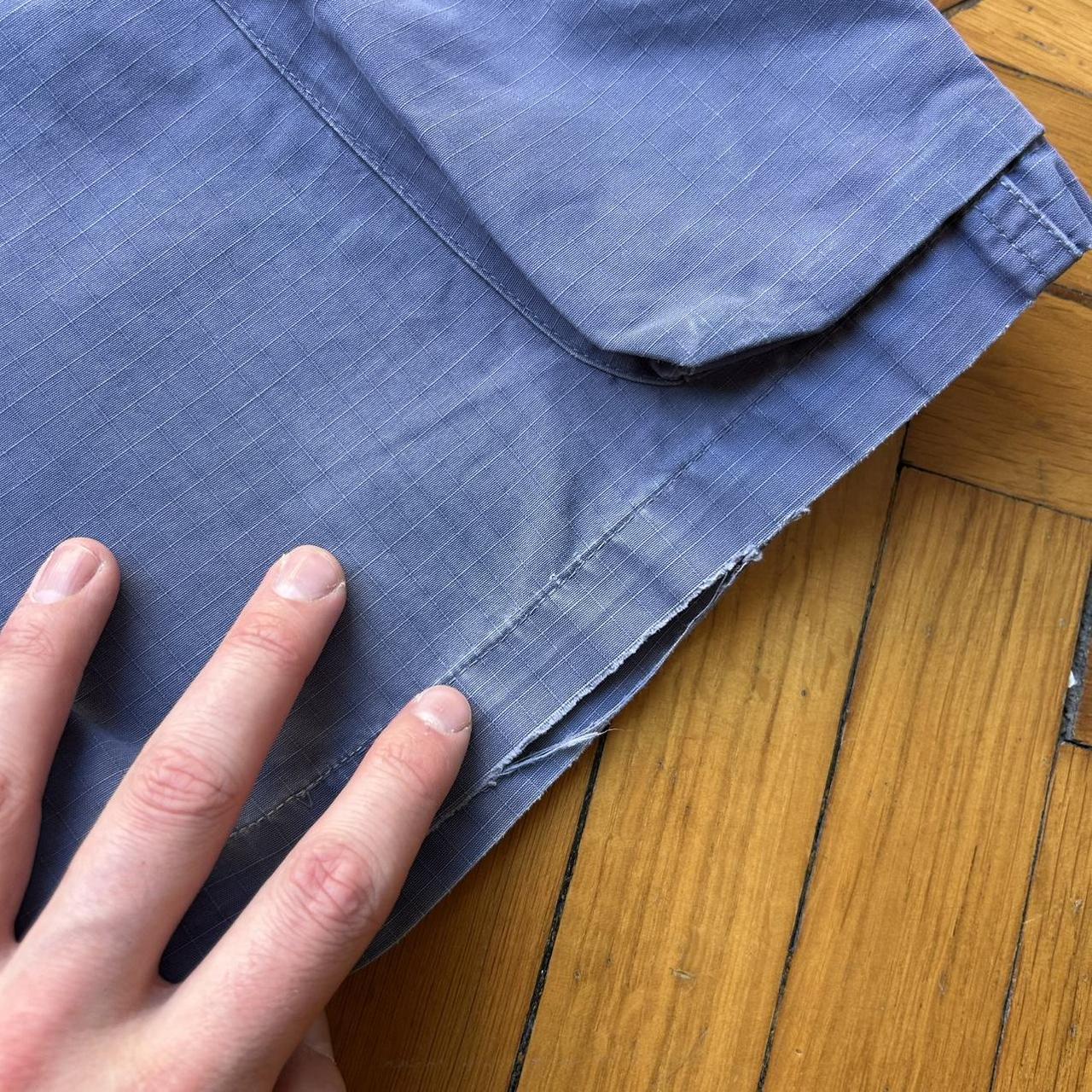 1990s Nike ACG Cargo Shorts Blue 34W