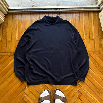 1980s CP Company Knitted Jumper Navy L