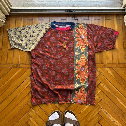 1990s Best Company Pattern T Shirt M