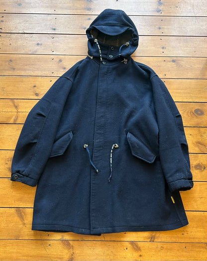 1990s Armani Jeans Trench Navy 54
