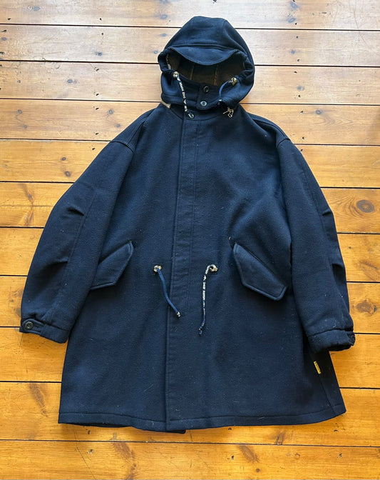 1990s Armani Jeans Trench Navy 54