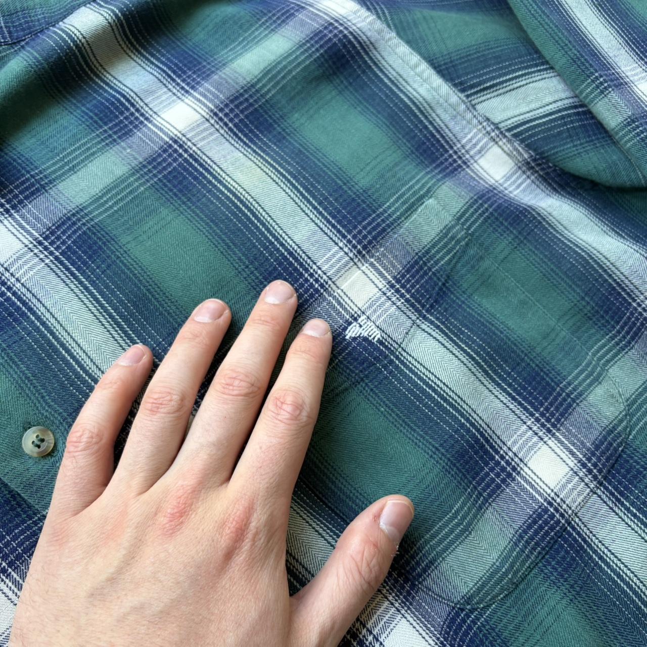 1990s Emporio Armani Checked Shirt L