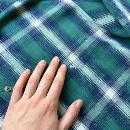 1990s Emporio Armani Checked Shirt L