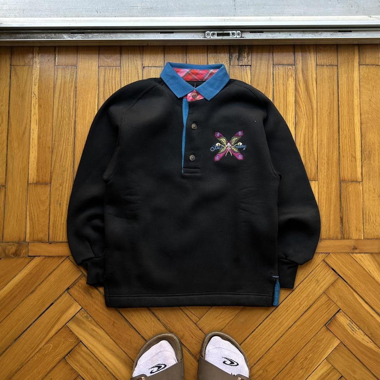 1980s Best Company Sweatshirt Black Age 4