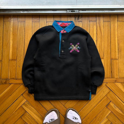 1980s Best Company Sweatshirt Black Age 4