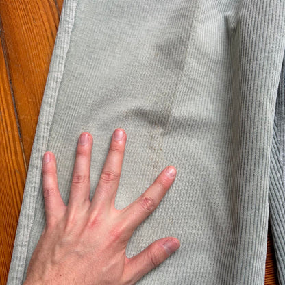 1980s Boneville Corduroy Trousers Grey 34W 30L