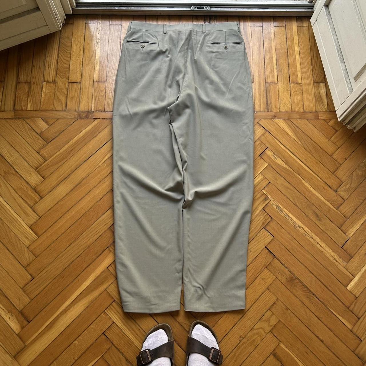 1990s Giorgio Armani Trousers Khaki 38W 34L