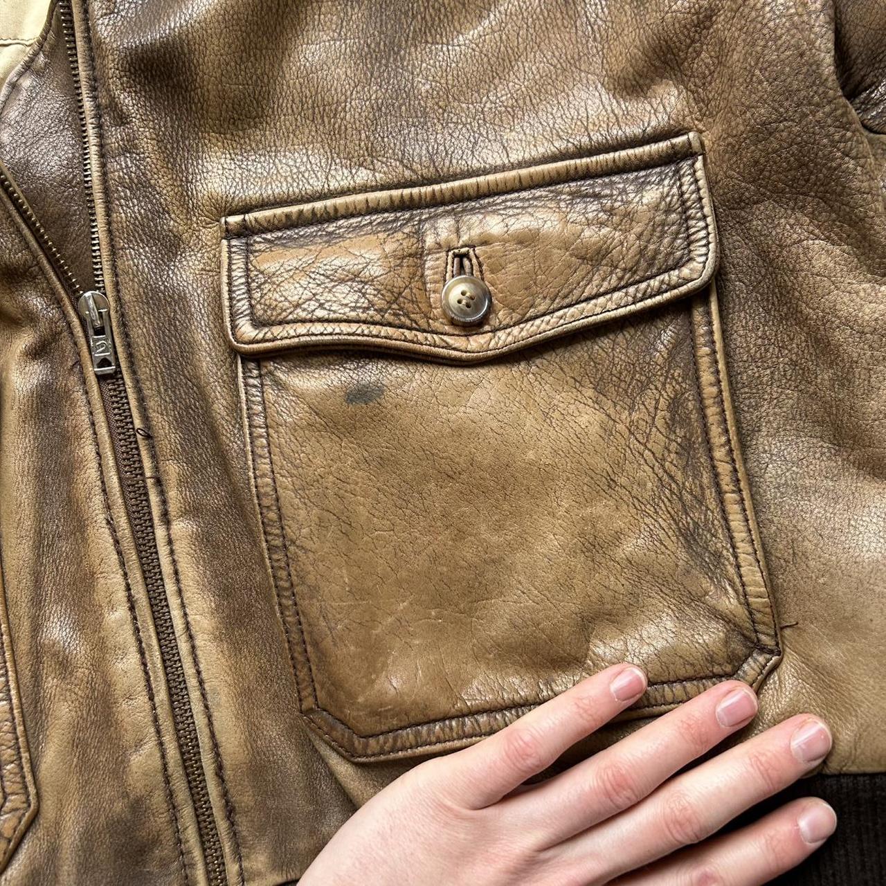 1990s Charles Chevignon Leather Jacket L