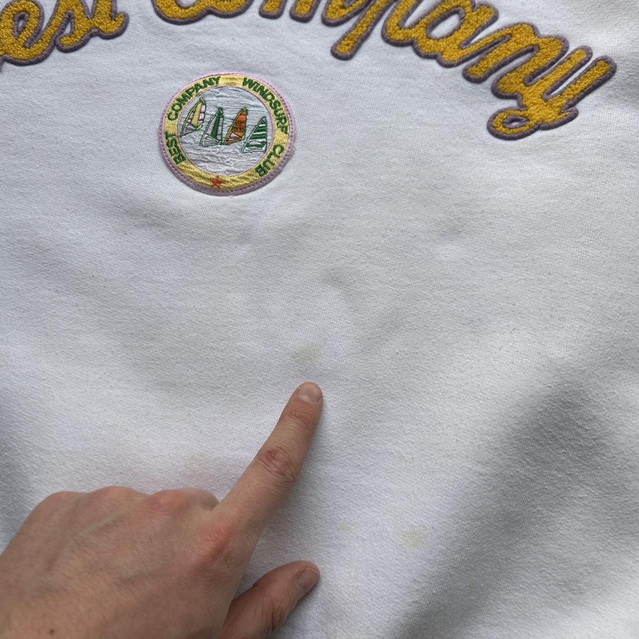 1980s Best Company Sweatshirt White L