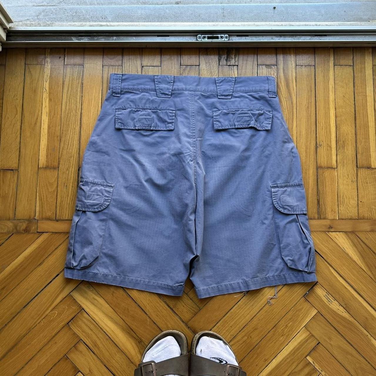 1990s Nike ACG Cargo Shorts Blue 34W
