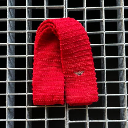 1980s Giorgio Armani Tie Red