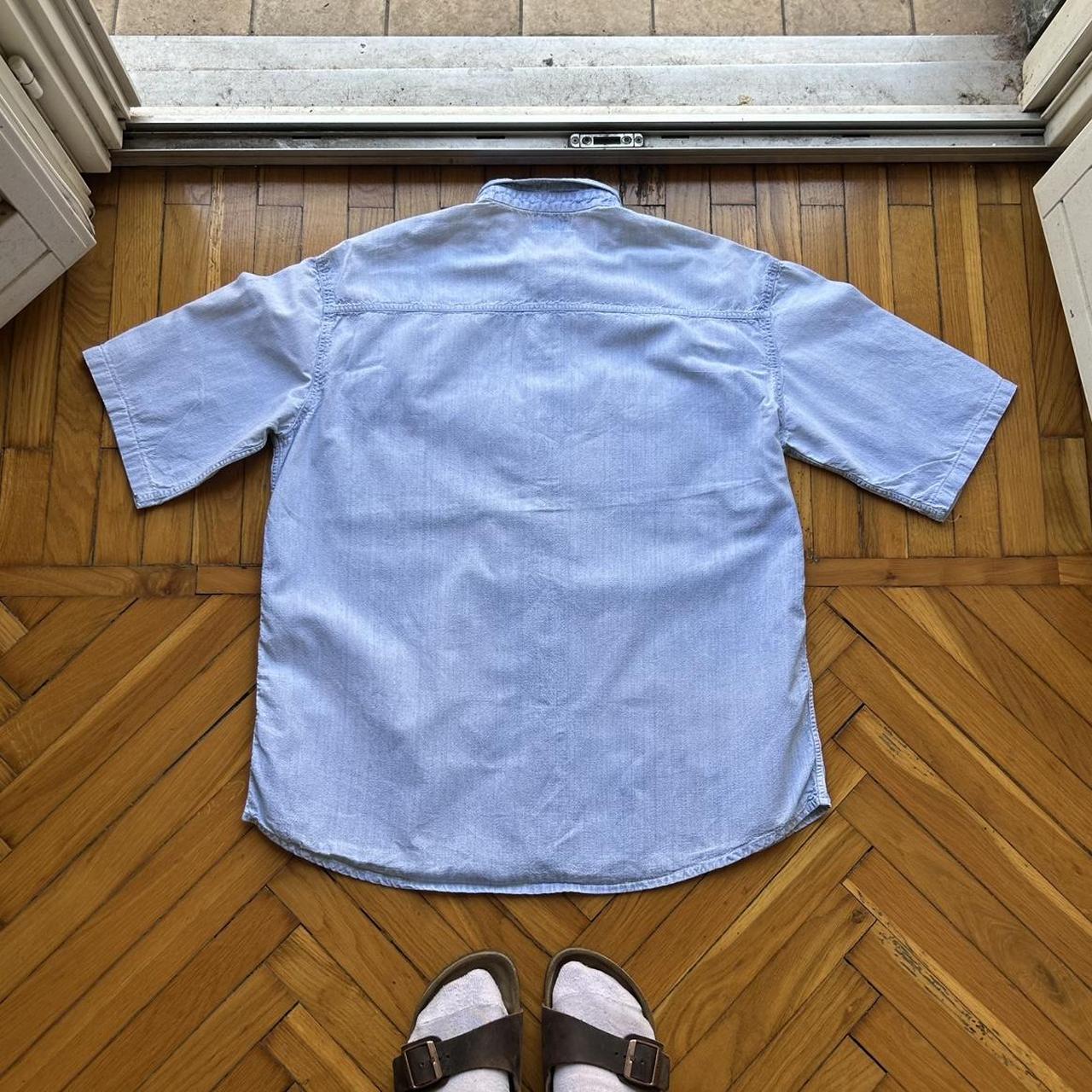 1990s Enrico Coveri Denim Shirt Blue L