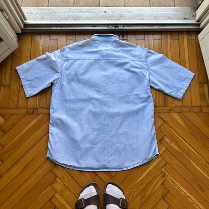1990s Enrico Coveri Denim Shirt Blue L