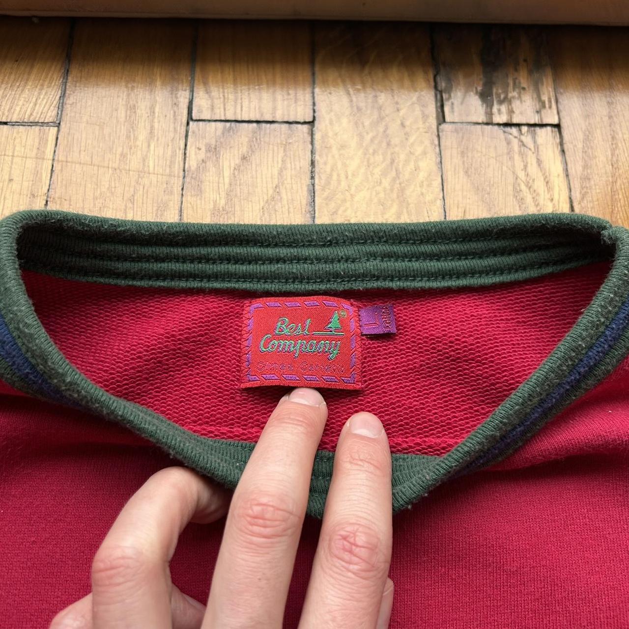 1980s Best Company Sweatshirt Red L